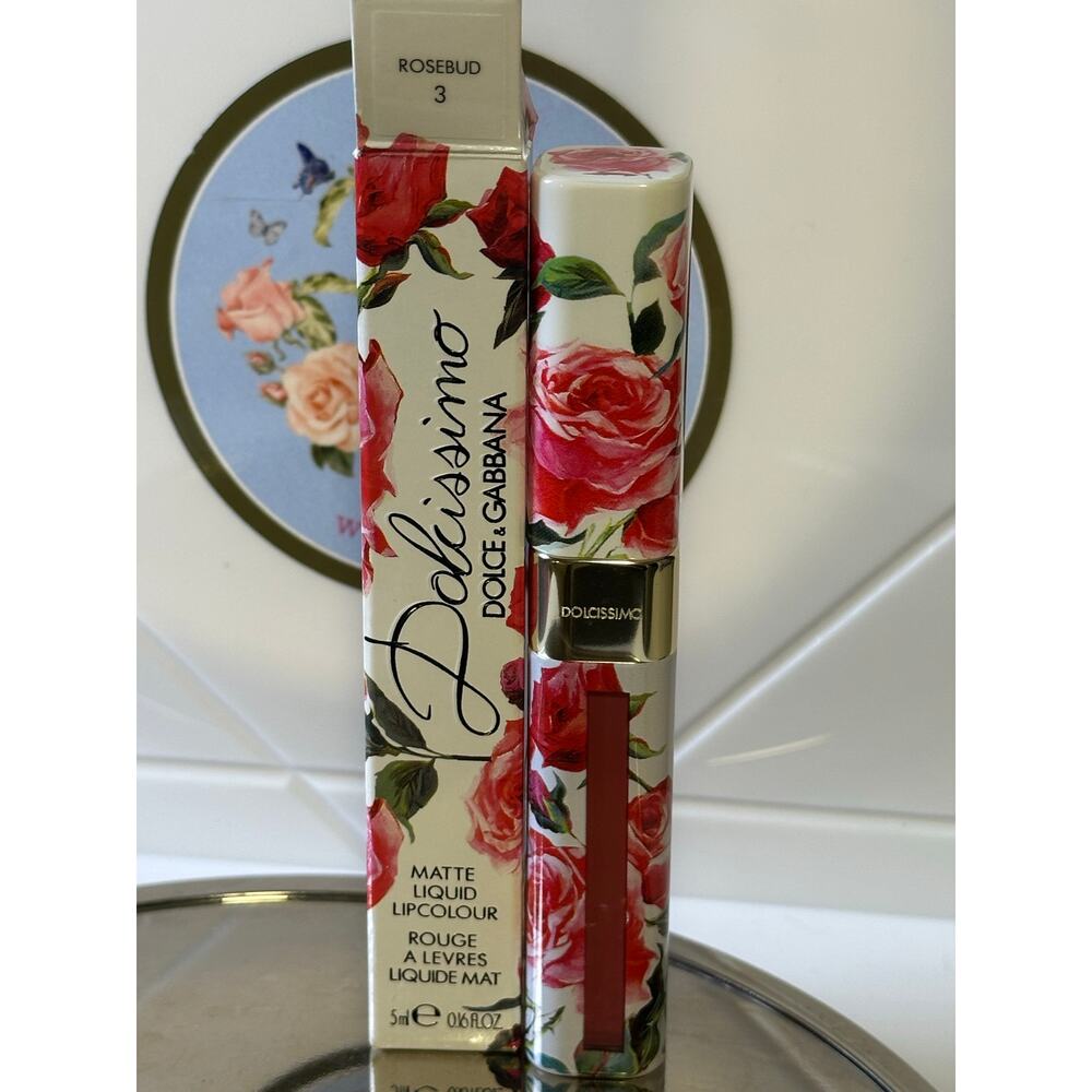 Dolce & Gabbana Dolcissimo Matte Liquid Lip Colour - 3 ROSEBUD 5ml - NEW in BOX